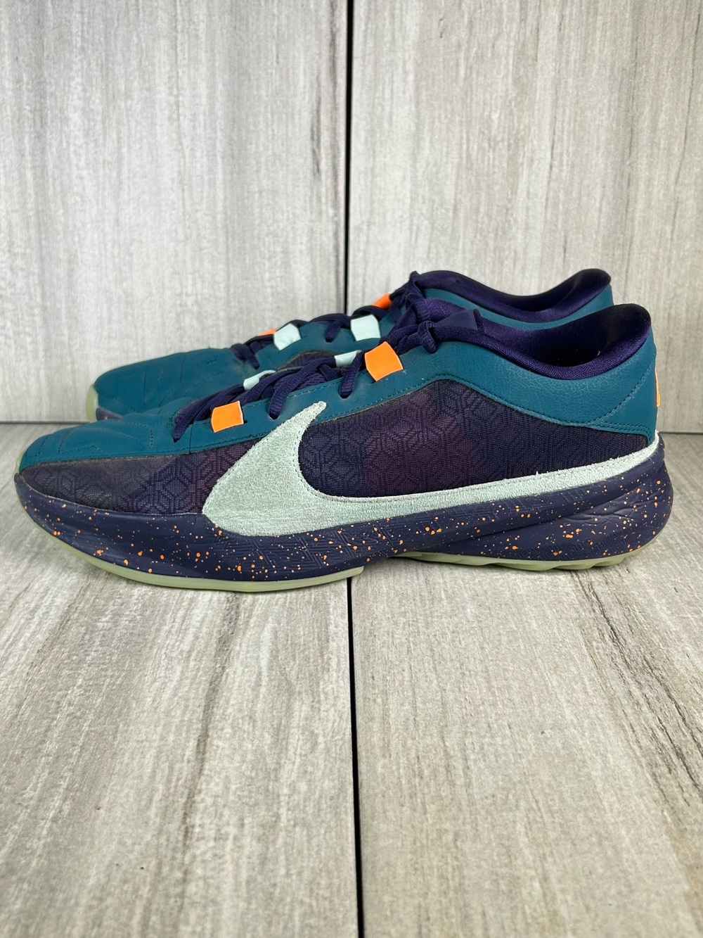 Nike Zoom Freak 5 Nigerian Nightmare Giannis Basketball Shoe Mens Size 12 - Picture 2 of 11